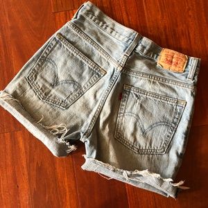LEVIS Vintage Levi’s cut off shorts